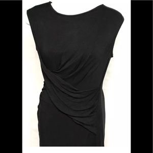Kut from Kloth Black Sleeveless Ruched Dress 2